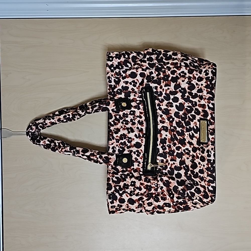 Betsey Johnson Pink Leopard Print Tote